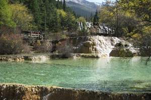 成都到九寨黄龙汽车四日游|成都到九寨沟旅游 纯玩含烤羊晚会